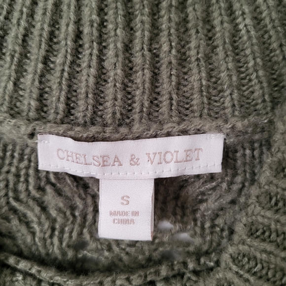 Chelsea & Violet Sknit sweater sage green size S - Picture 2 of 4